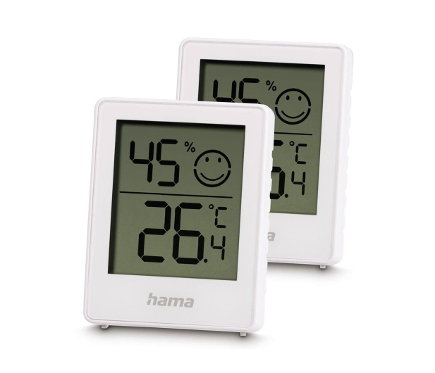 HAMA TERMOMETR HIGROMETR BAROS BIAŁY 2 szt. 4047443526212 - 1416490 - zdjęcie 3